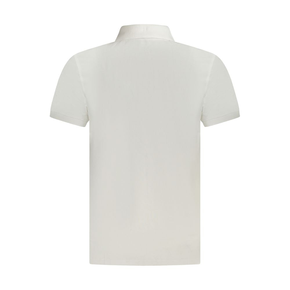 Herren Poloshirt aus Baumwolle, Weiß