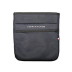 Herren-Schultertasche aus blauem Polyester