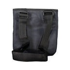 Herren-Schultertasche aus blauem Polyester