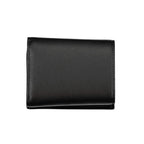 Black Polyurethane Women Wallet