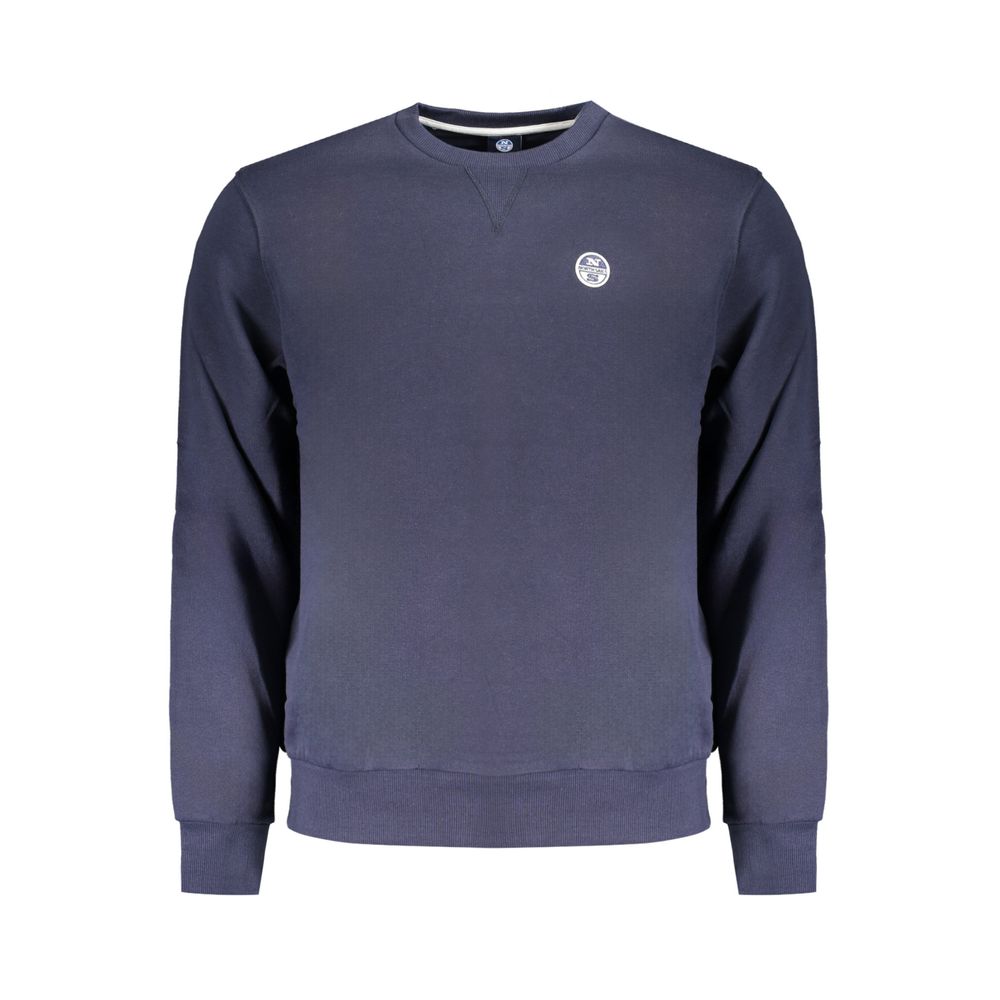 Herrenpullover aus blauer Baumwolle
