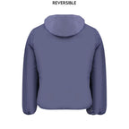 Blaue Polyamid Herrenjacke