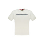 White Cotton Mens T-Shirt