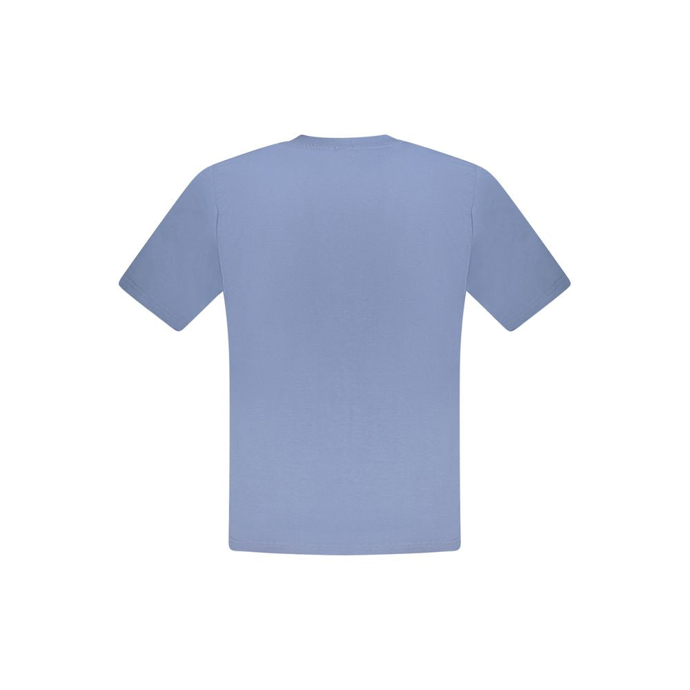 Herren-T-Shirt aus blauer Baumwolle