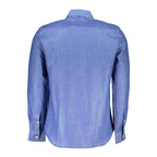 Blu Linen Men Shirt