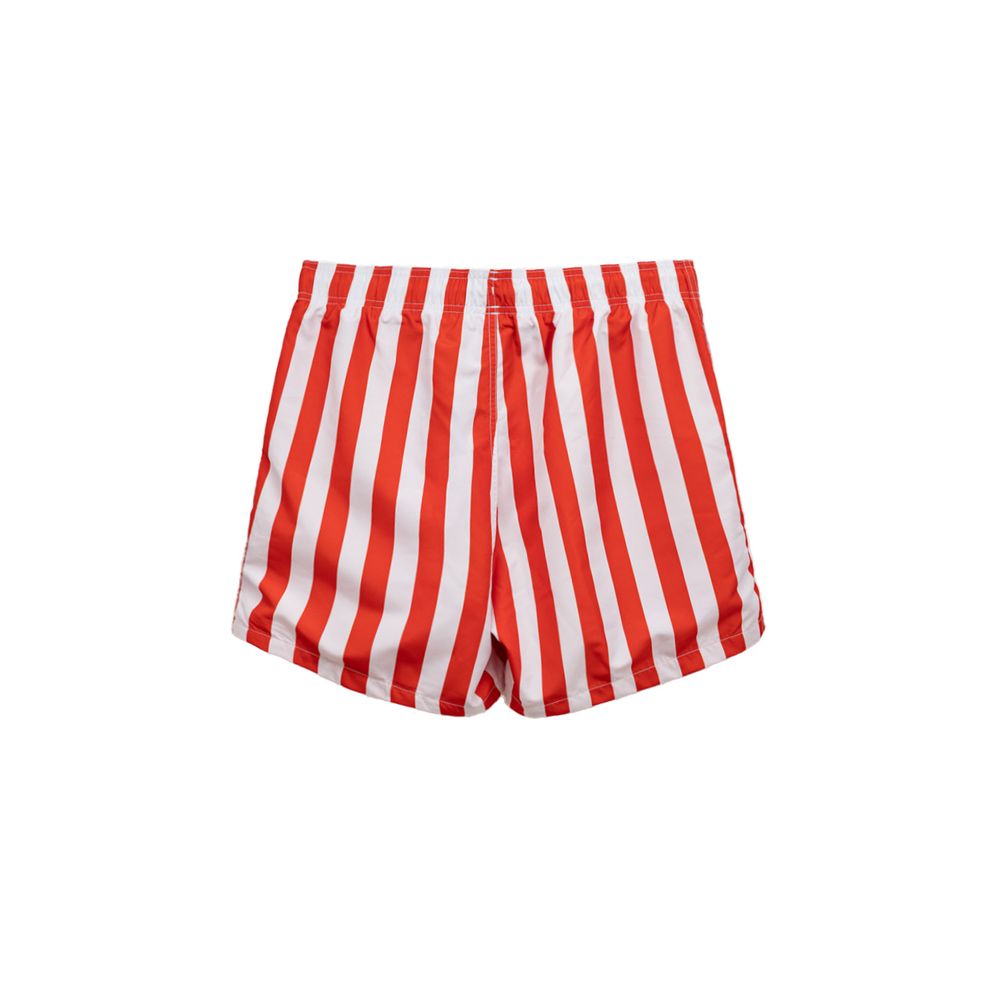 Rote Badeshorts aus Polyester