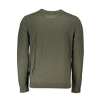 Herrenpullover aus grünem Stoff