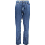 Blaue Damenjeans aus Baumwolle