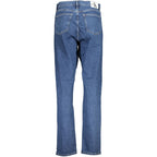 Blaue Damenjeans aus Baumwolle