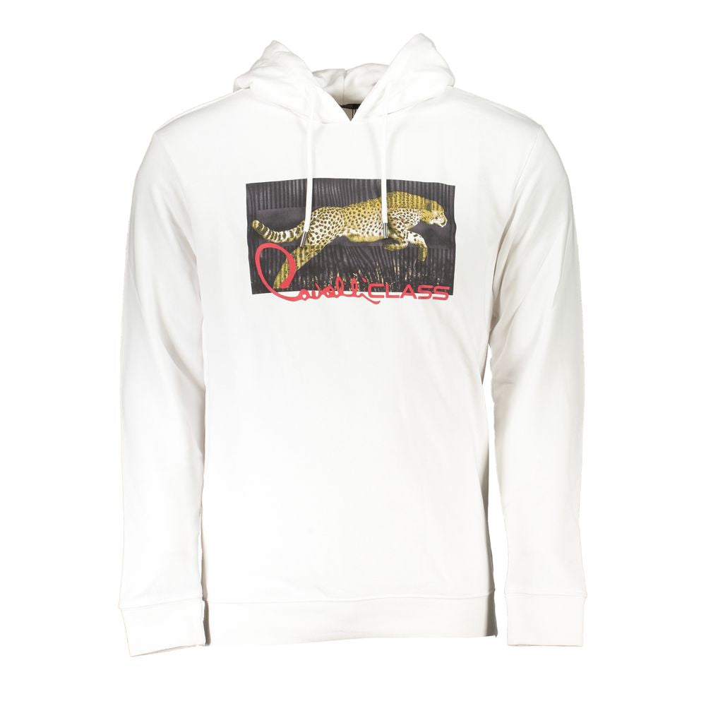 Weißes Baumwoll-Sweatshirt für Herren