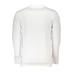 White Cotton Men Sweatshirt