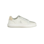 White Polyurethane Men's Sneaker
