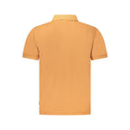 Arancione Cotton Men Polo