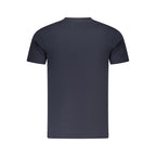 Blue Cotton Men T-Shirt