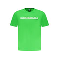 Grünes Baumwoll-Herren-T-Shirt