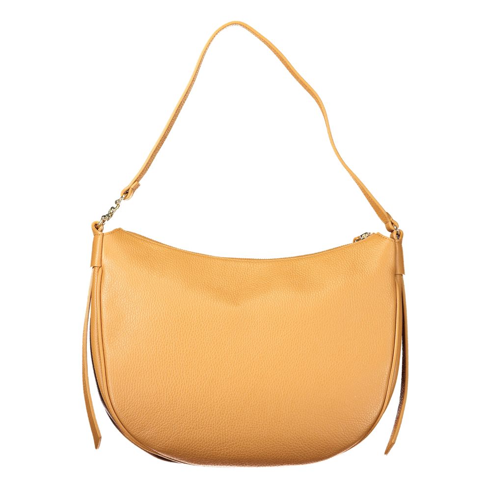 Braune Damenhandtasche aus Leder
