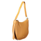 Braune Damenhandtasche aus Leder