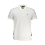 White Cotton Men's Polo Shirt