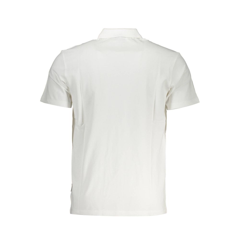 White Cotton Men's Polo Shirt