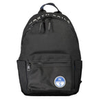 Schwarzer Herrenrucksack aus Polyester