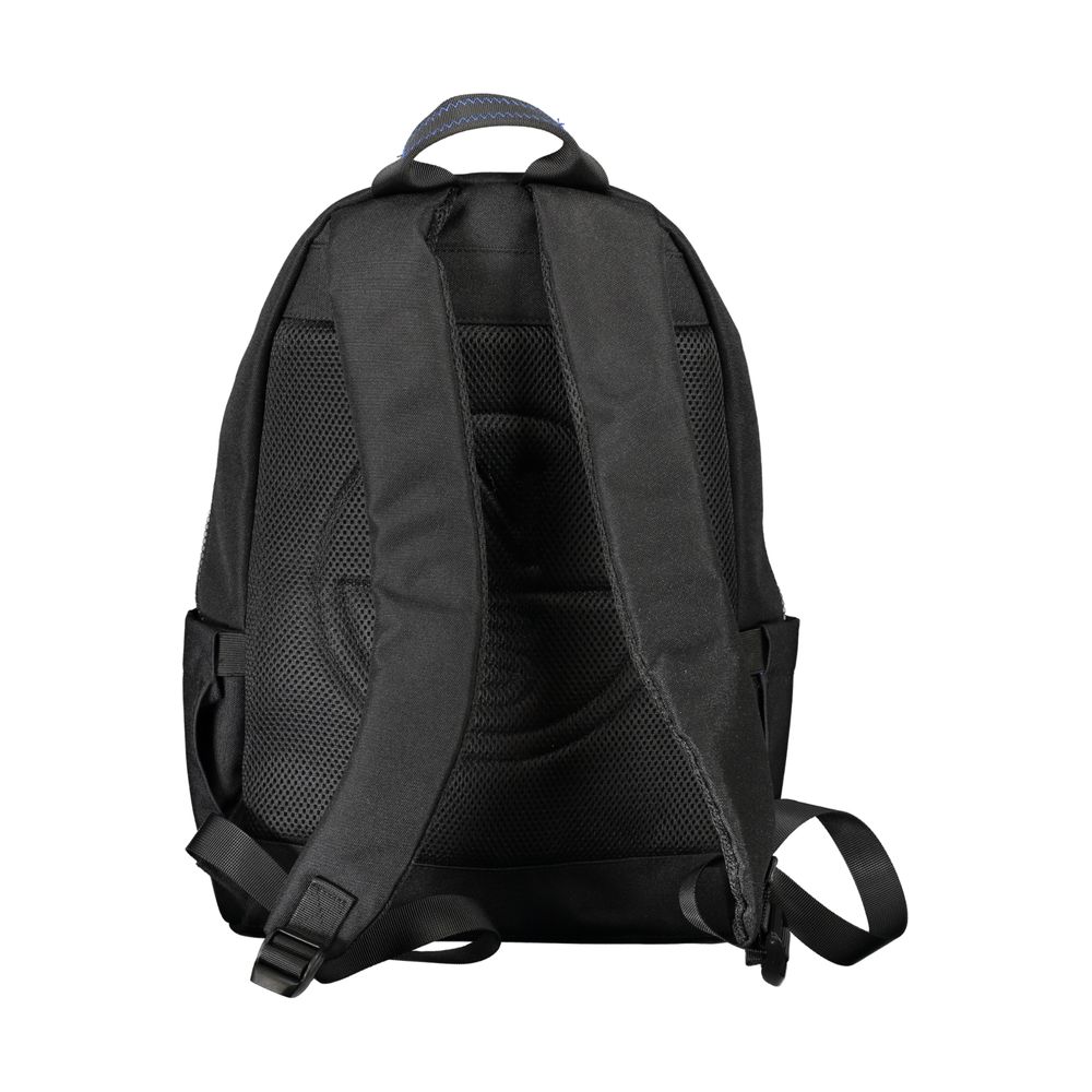Schwarzer Herrenrucksack aus Polyester