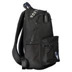 Schwarzer Herrenrucksack aus Polyester