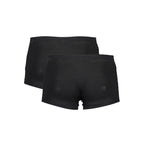 Herren-Boxershorts aus schwarzer Baumwolle