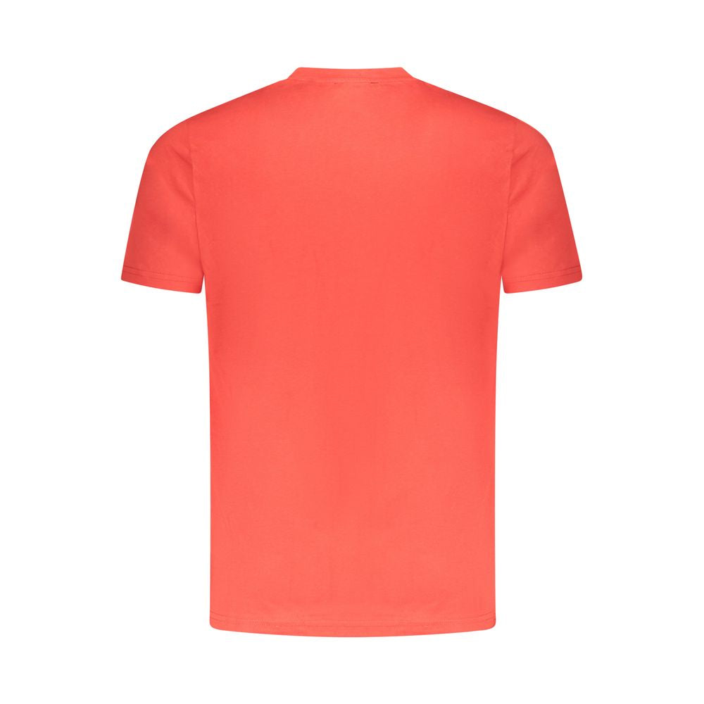 Red Cotton Men's T-Shirt