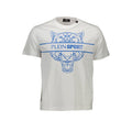 T-shirt da uomo in cotone bianco