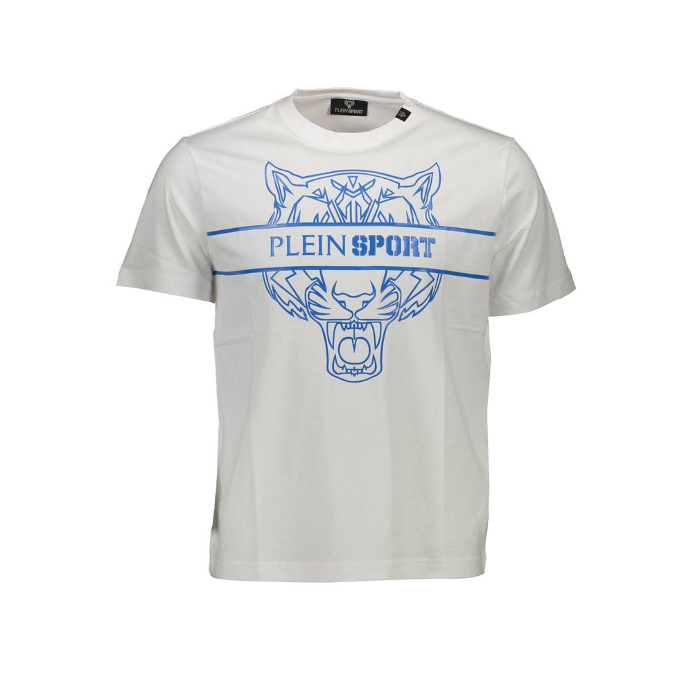 T-shirt da uomo in cotone bianco