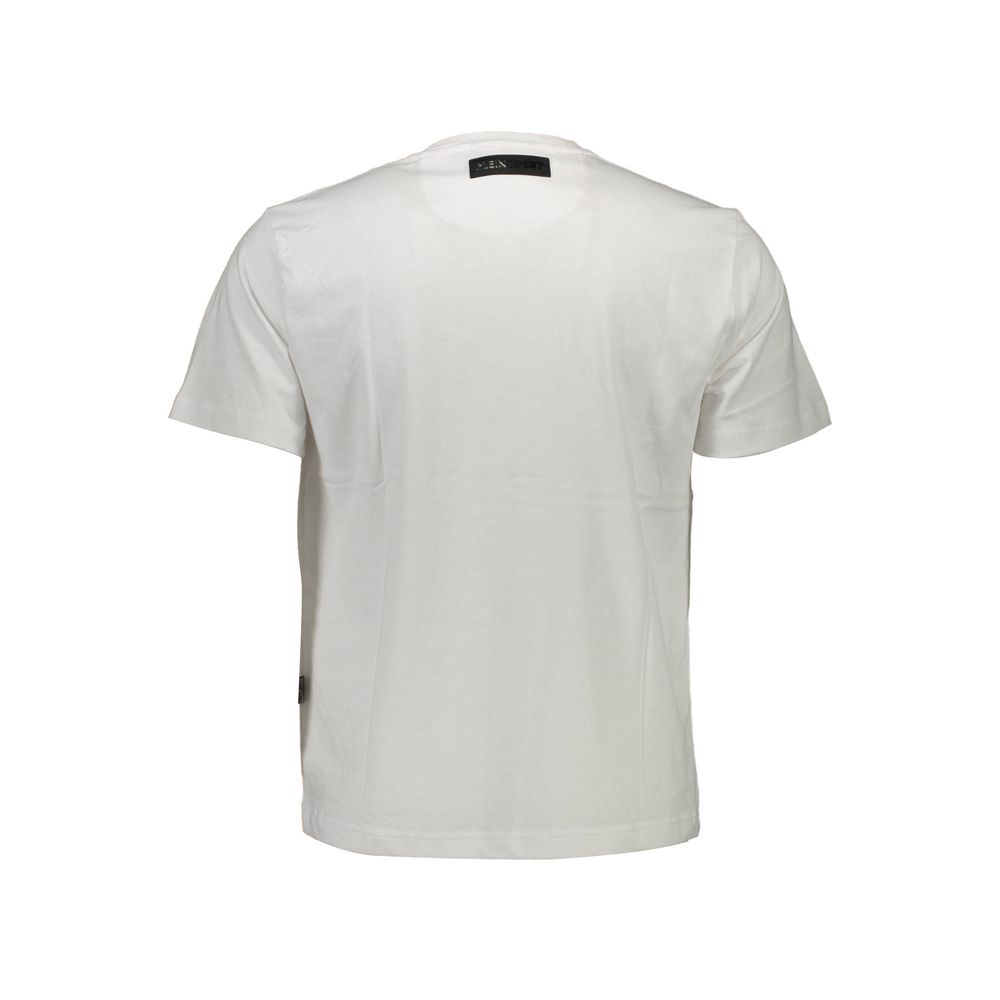 T-shirt da uomo in cotone bianco