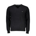 Herrenpullover aus schwarzer Baumwolle