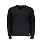 Herrenpullover aus schwarzer Baumwolle