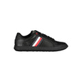 Scarpe da ginnastica da uomo in pelle nera