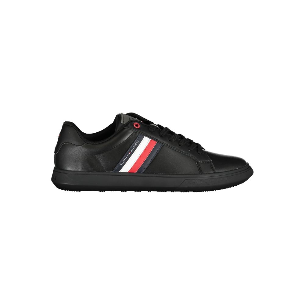 Scarpe da ginnastica da uomo in pelle nera