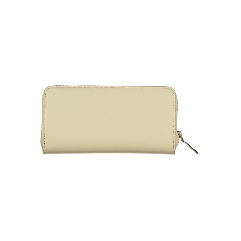 Beige Polyurethan Damen Portemonnaie
