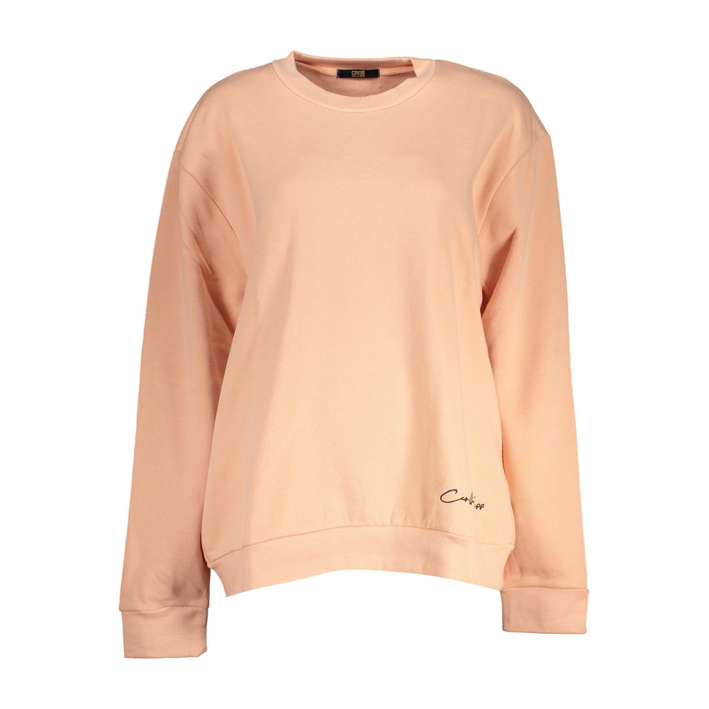 Rosa Polyester-Sweatshirt für Damen