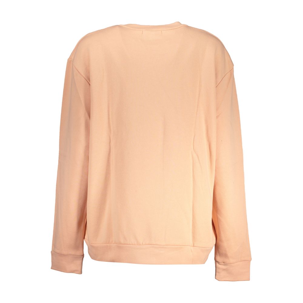 Rosa Polyester-Sweatshirt für Damen