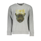 Gray Cotton Men Sweater