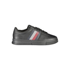 Sneaker da uomo in poliuretano nero