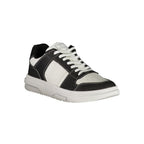 Schwarzer Polyurethan Herren Sneaker