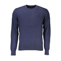 Blue Cotton Men's Sweater