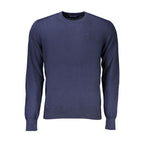 Blue Cotton Men's Sweater