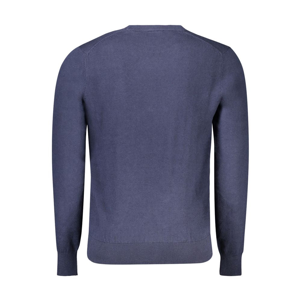Blue Cotton Men's Sweater