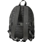 Black Polyester Men's Backpack