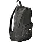 Black Polyester Men's Backpack