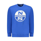 Herren Sweatshirt aus blauer Baumwolle