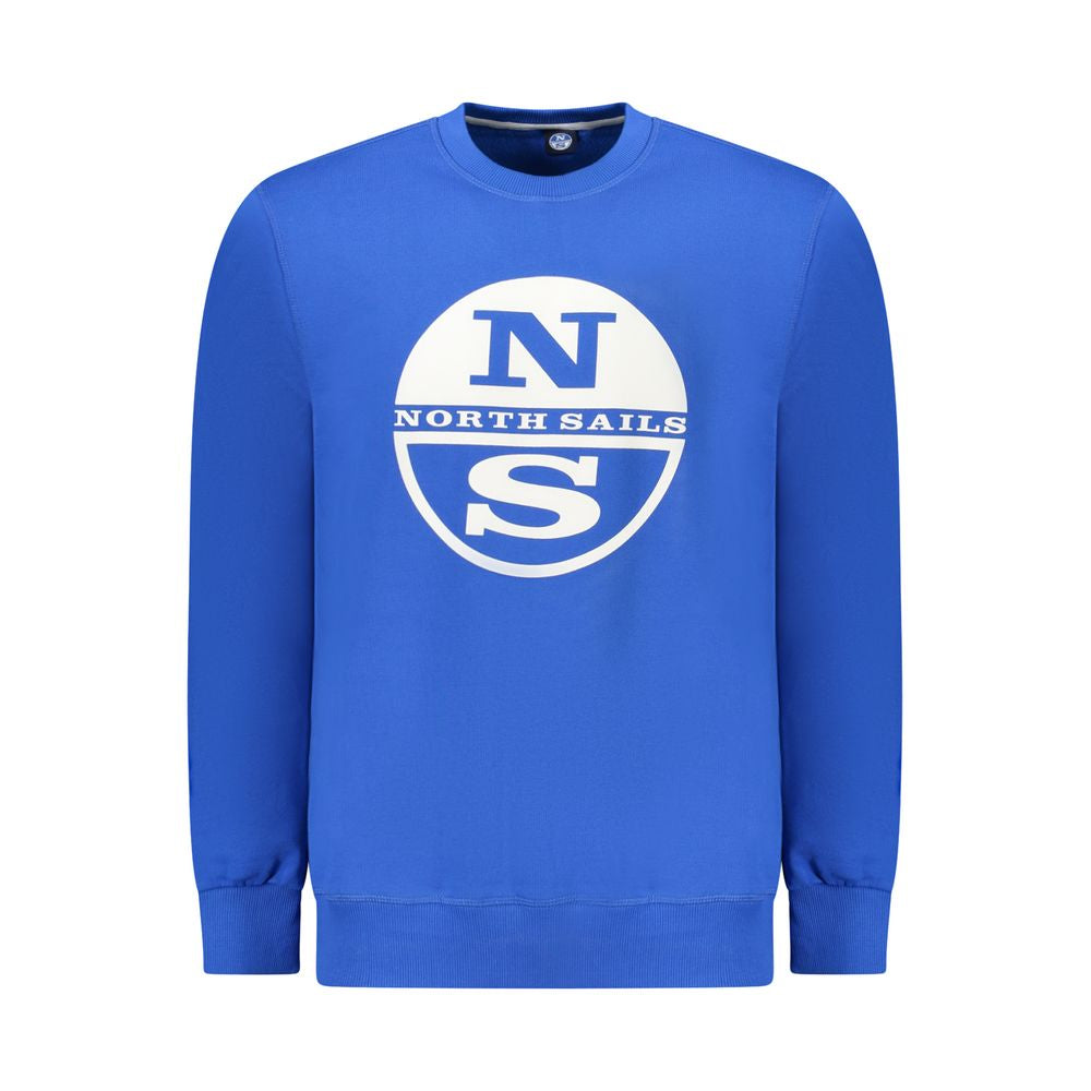 Herren Sweatshirt aus blauer Baumwolle