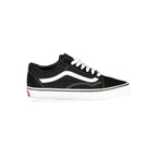 Black Polyester Men Sneaker