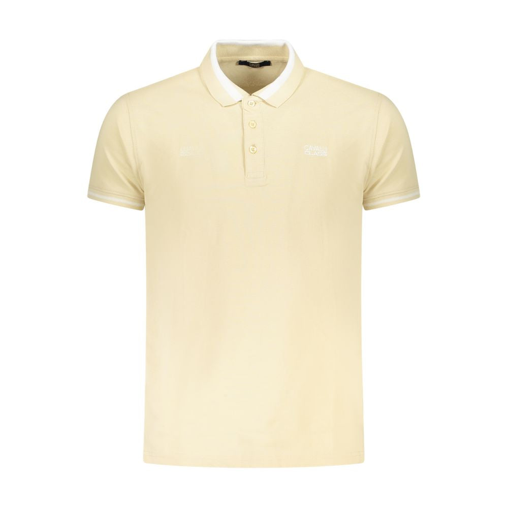 Beige Cotton Men's Polo Shirt